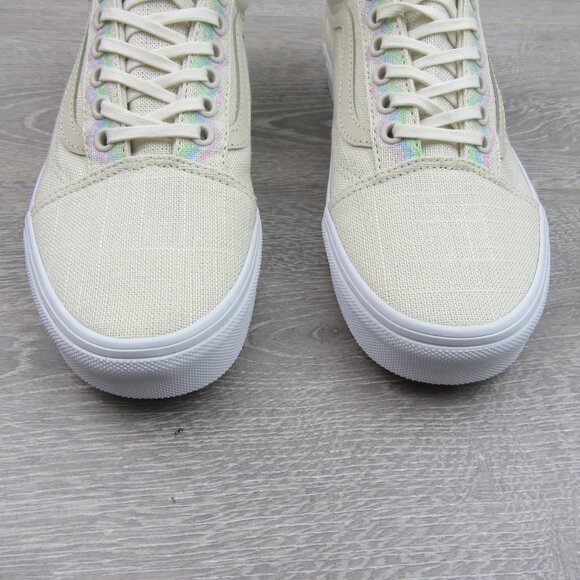 Vans Old Skool Linen Turtledove Mens Size 6.5 / Womens Size 8 NEW - Picture 5 of 14